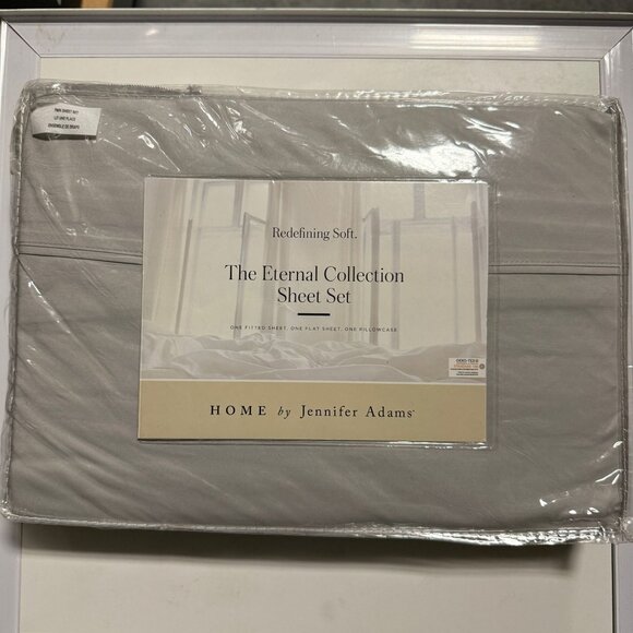 Jennifer Adams HOME Eternal Collection 3pc Sheet Set Super Soft Beige Twin - Picture 5 of 11